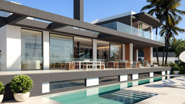 New build modern villa for sale in Marbella Club