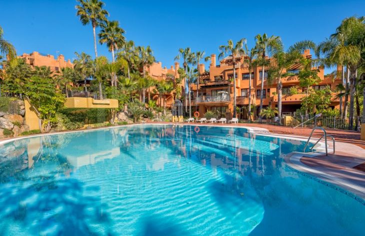 Luxurious apartment complex in Marbella