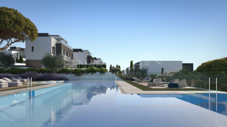Serene, new semi-detached houses project in Atalaya, Estepona