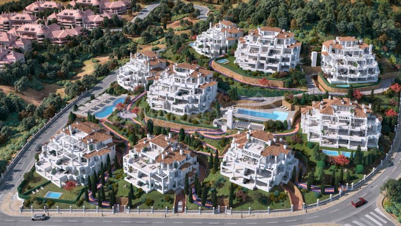 Development of apartments in Nueva Andalucia, Nine Lions Residences