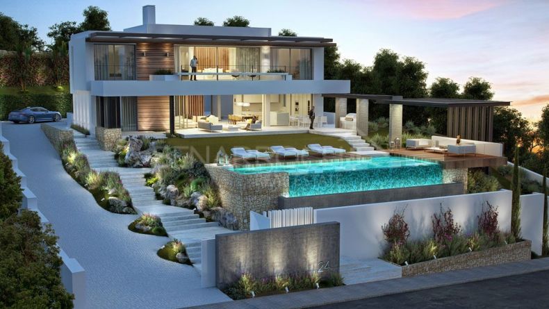 Capanes Sur, contemporary style villa with golf views, Benahavís