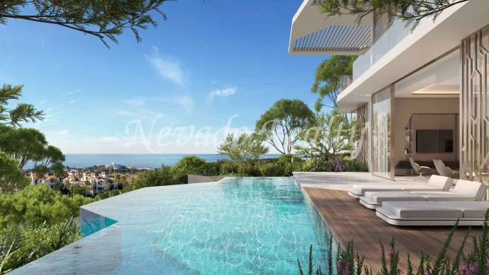 					Promoción de villas nuevas en Benahavís con vistas panorámicas al mar
			