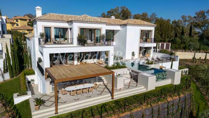 Villa dans La Quinta avec vue sur la mer à vendre, Benahavís