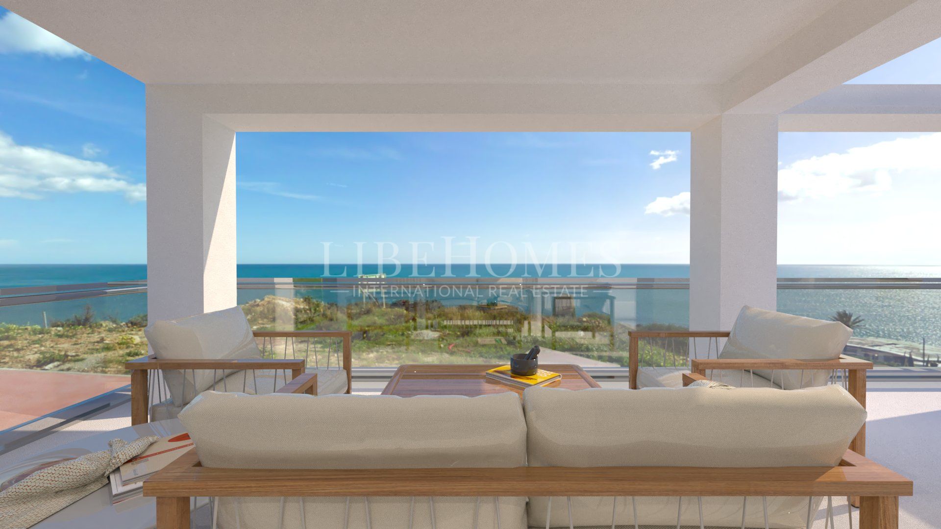 Villa neuve, belle vue sur la mer et Sotogrande, à Chullera