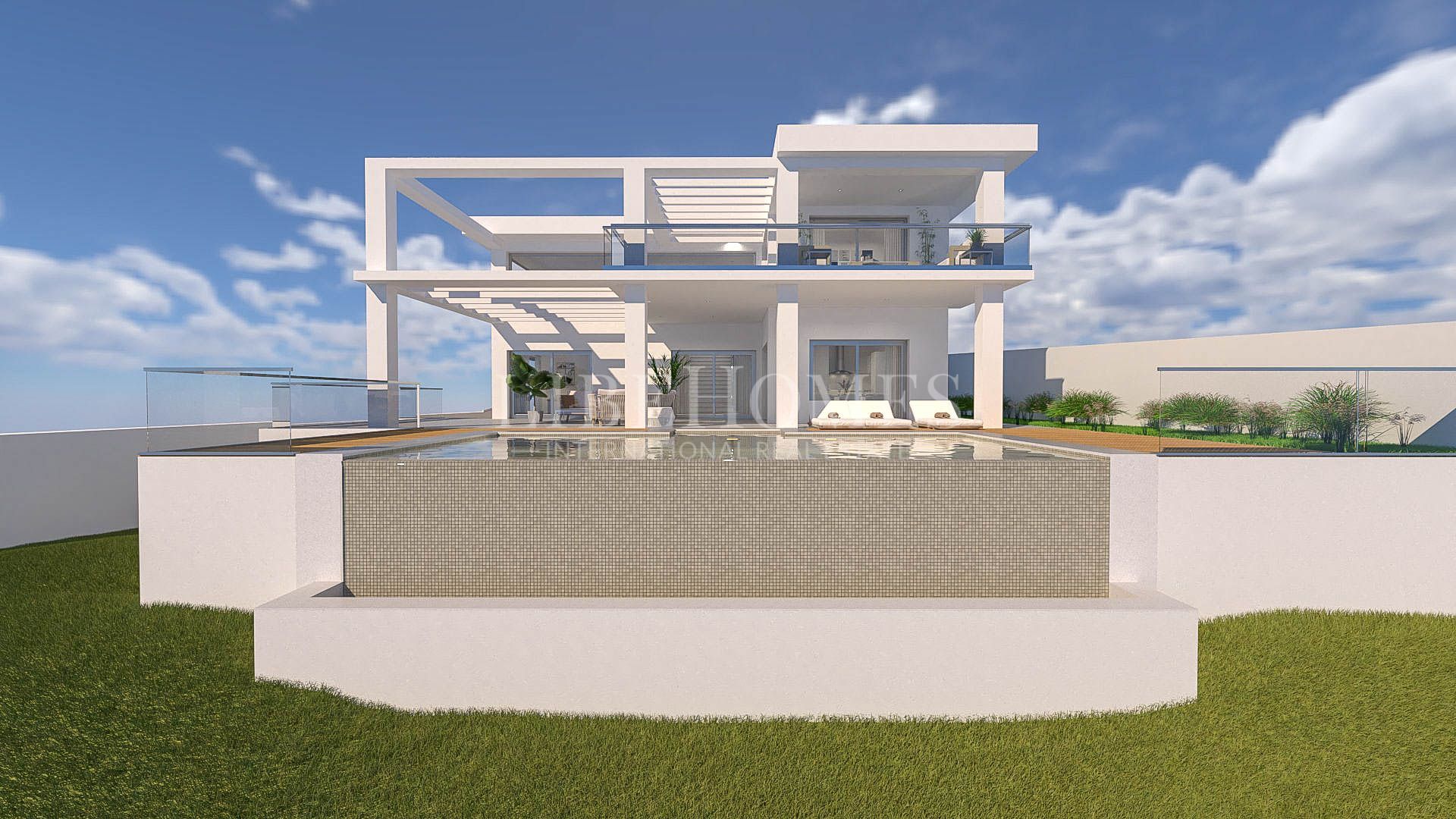 Villa neuve, belle vue sur la mer et Sotogrande, à Chullera