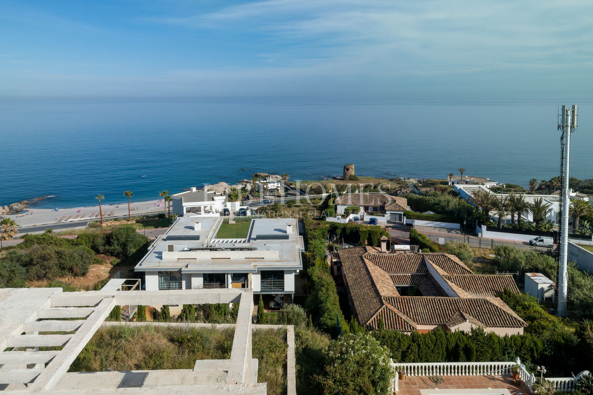 Villa neuve, belle vue sur la mer et Sotogrande, à Chullera