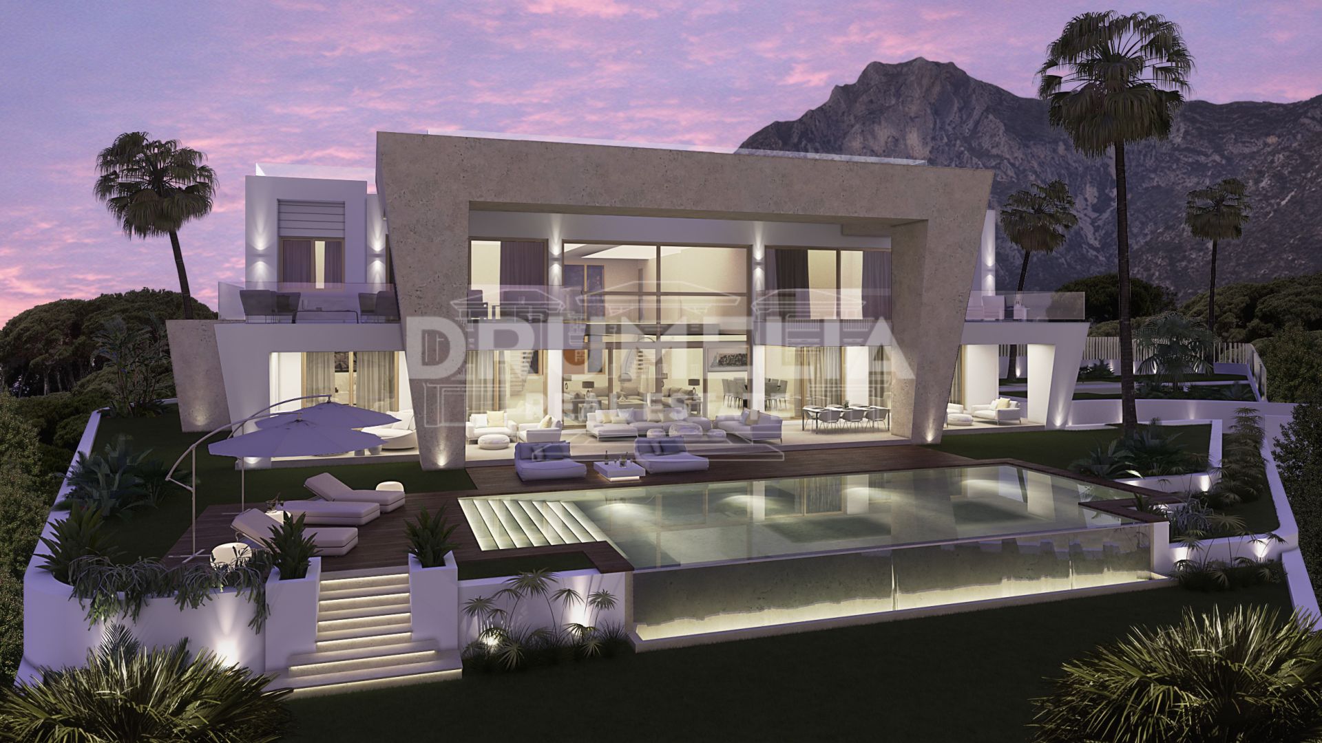 Marbella Golden Mile, Brand-New Stunning, Contemporary Style Luxury Villa, Sierra Blanca, Marbella Golden Mile, Marbella