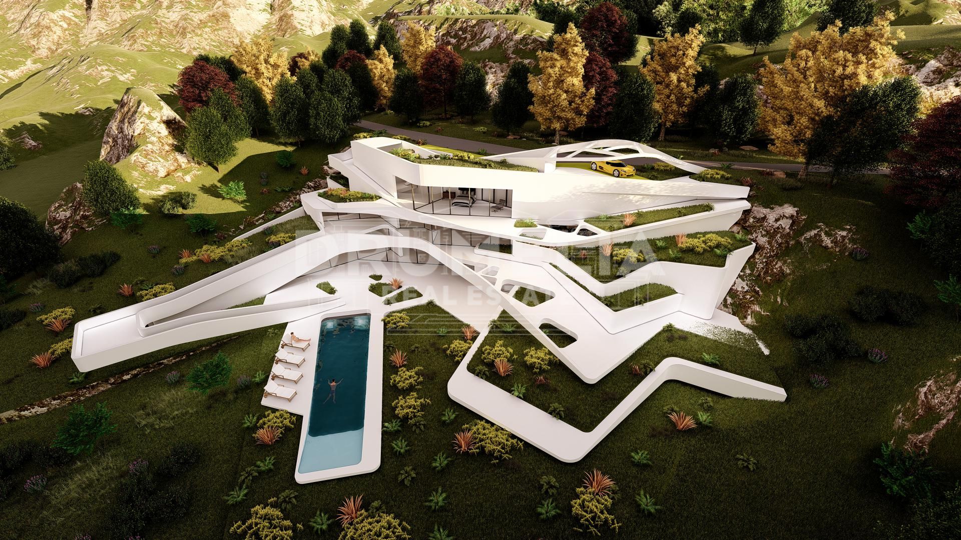 Benahavis, Unique Futuristic Luxury Villa with ‘WOW’ Factor, Monte Mayor