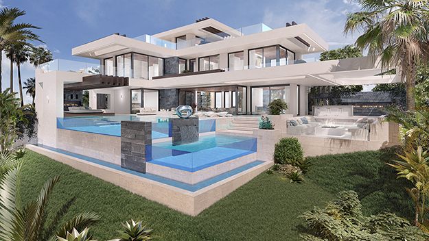 Luxury villa for sale at La Alqueria, Benahavis, Costa del Sol