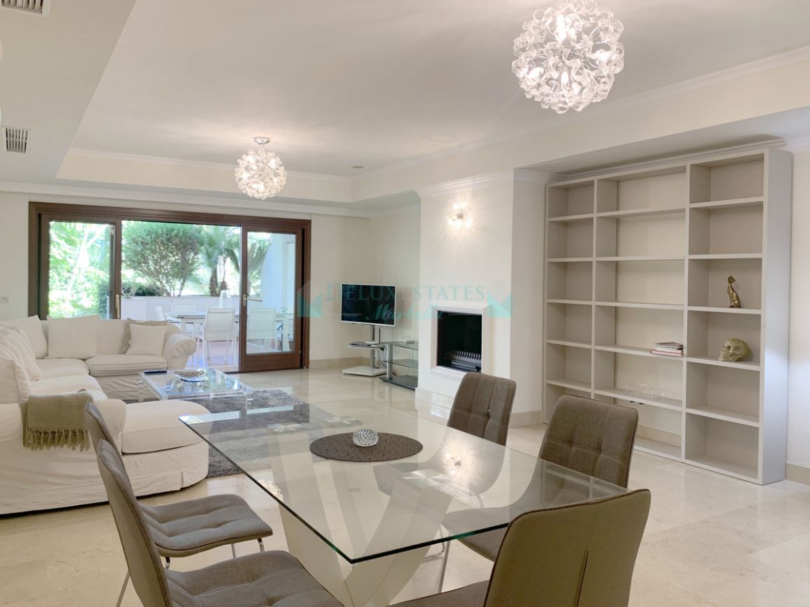 Ground Floor Apartment for rent in Marbella Golden Mile