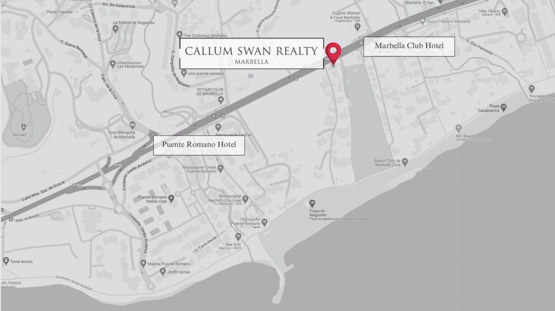 Map Callum Swan Realty Marbella