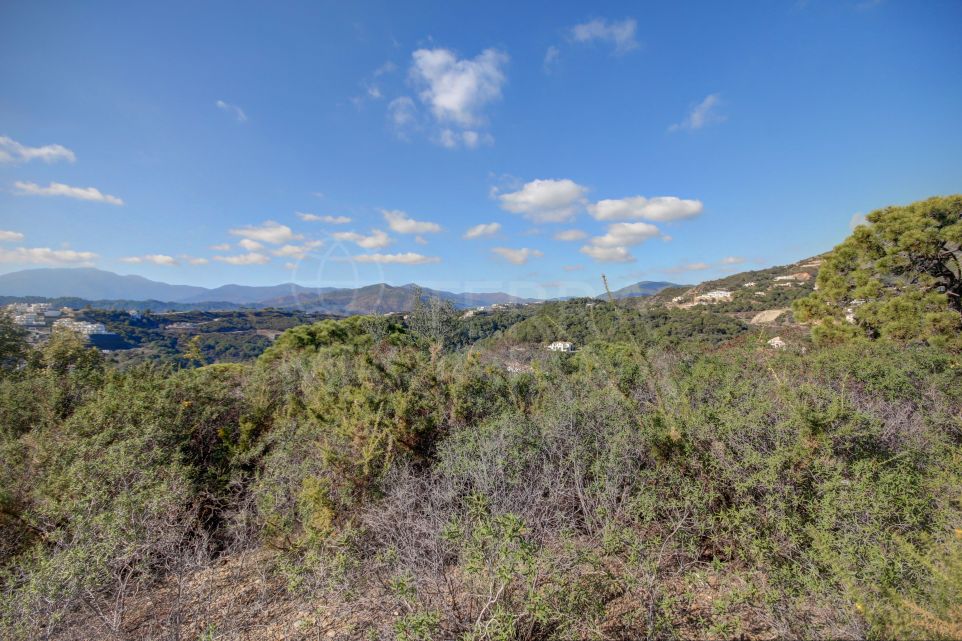 Terrain spacieux avec vue imprenable sur la mer à vendre dans le Marbella Club Golf Resort, Benahavis