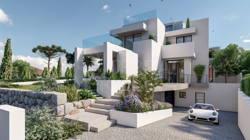 Brand new 6 bedroom beachside villa with designer touches for sale in Marbesa, Marbella East