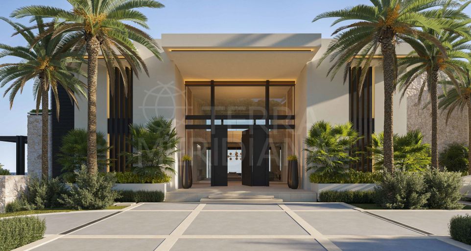 Nouvelle villa de luxe contemporaine de 8 chambres à vendre dans la prestigieuse résidence sécurisée de La Zagaleta, Benahavis