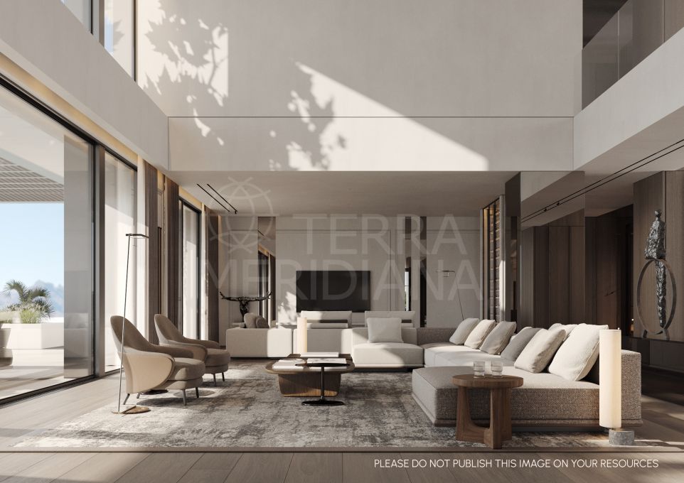 Nouvelle villa de luxe contemporaine de 8 chambres à vendre dans la prestigieuse résidence sécurisée de La Zagaleta, Benahavis