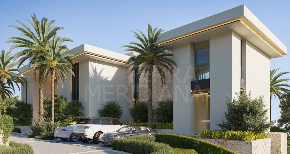 Nouvelle villa de luxe contemporaine de 8 chambres à vendre dans la prestigieuse résidence sécurisée de La Zagaleta, Benahavis