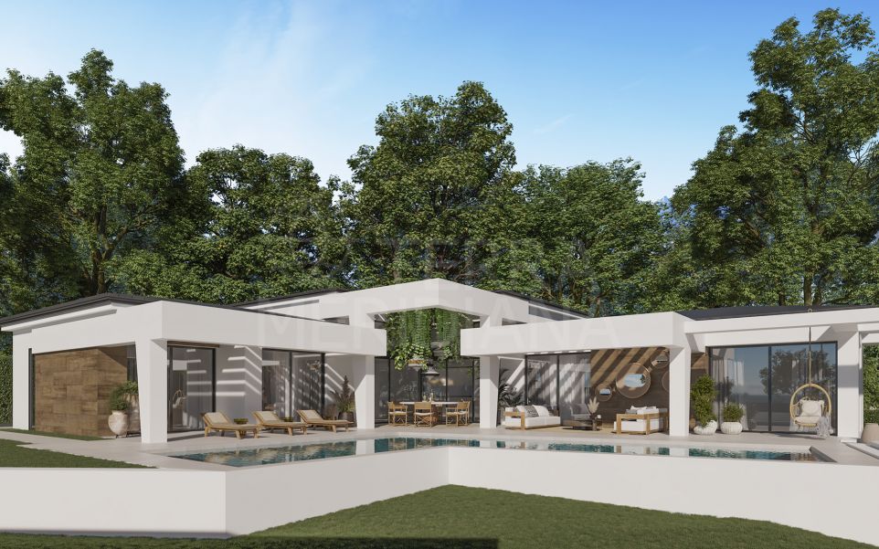 Villa de luxe de 4 chambres à coucher avec jardin potager écologique à vendre à Marein Natura, Nueva Andalucia, Marbella