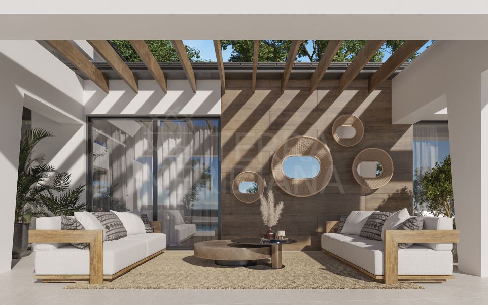 Villa de luxe de 4 chambres à coucher avec jardin potager écologique à vendre à Marein Natura, Nueva Andalucia, Marbella