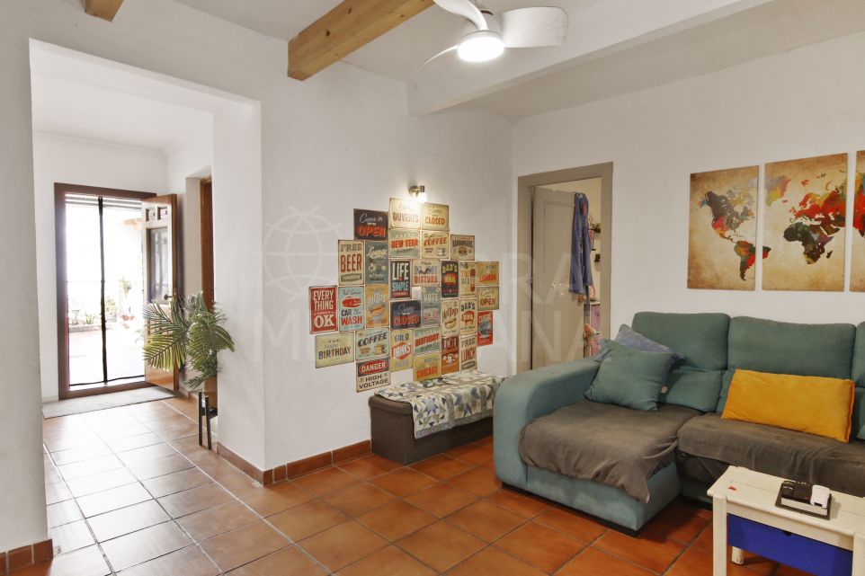 A Charming Townhouse For Sale With Private Patio and Terrace in Estepona Old Town