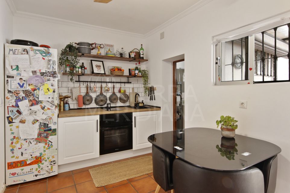A Charming Townhouse For Sale With Private Patio and Terrace in Estepona Old Town