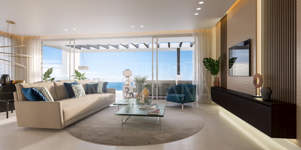 Appartement neuf de 2 chambres au rez-de-chaussée avec vue sur la mer à vendre à Ocean Hills, Marbella