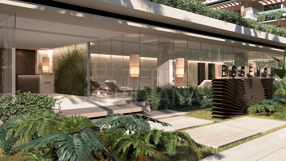 Apartamento de estilo contemporáneo de 2 dormitorios en venta en Nueva Milla de Oro de Estepona