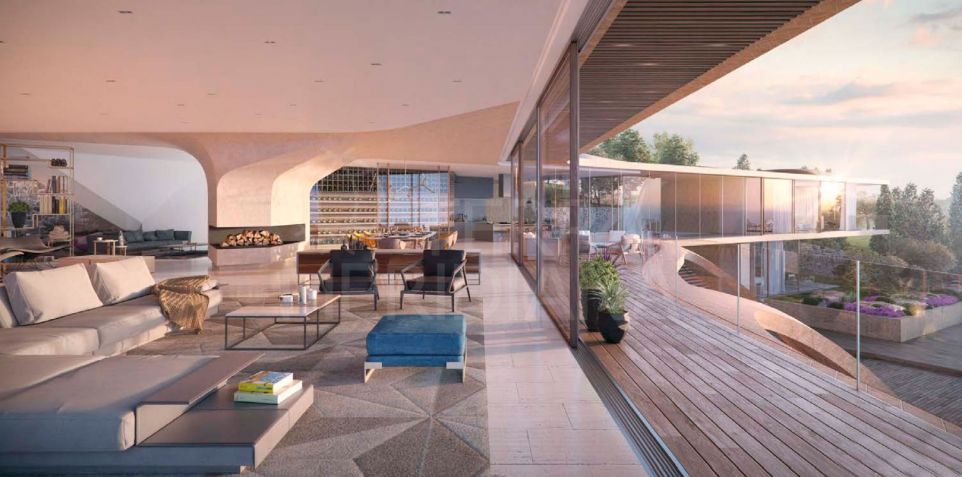 Terrain avec projet pour une somptueuse villa de luxe avec vue sur la mer à vendre à The Seven, Reserva de Sotogrande