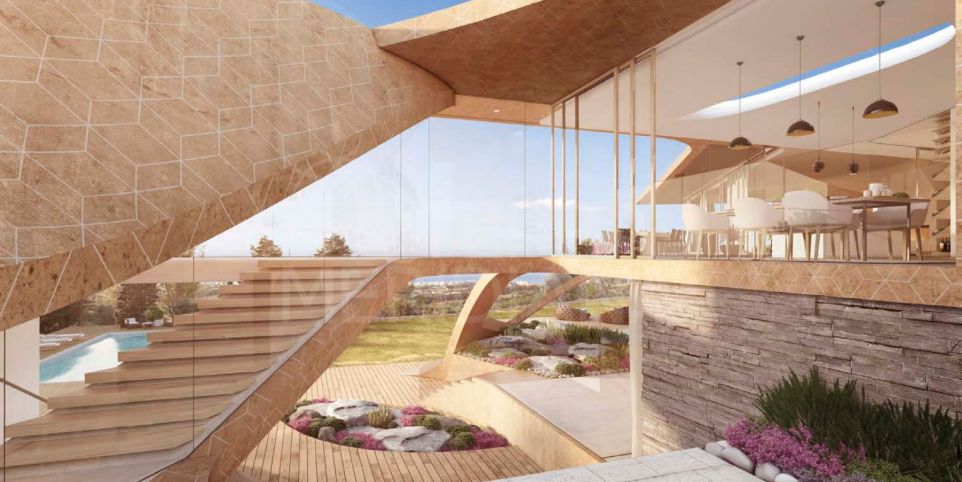 Terrain avec projet pour une somptueuse villa de luxe avec vue sur la mer à vendre à The Seven, Reserva de Sotogrande