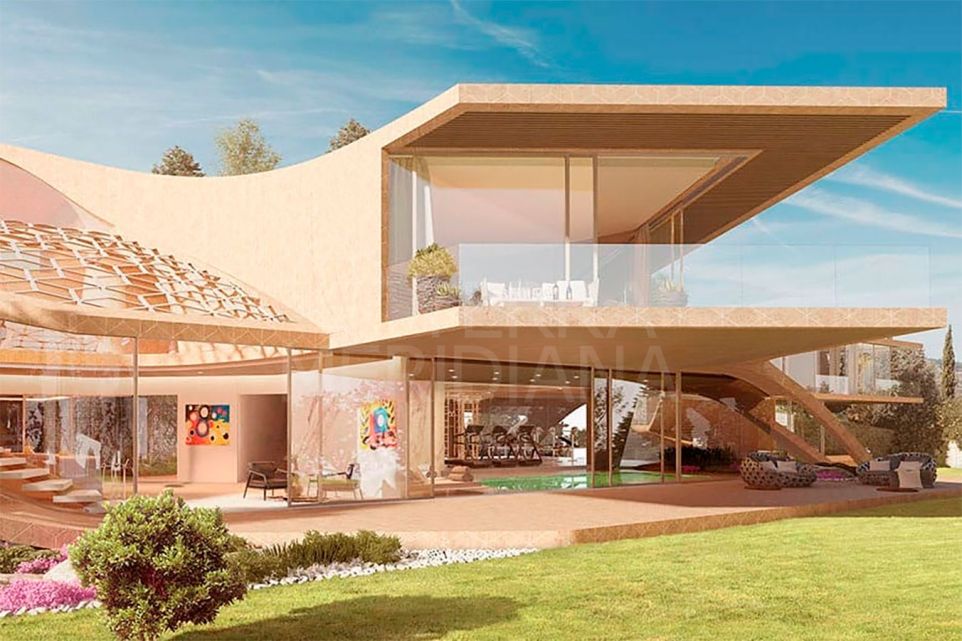 Terrain avec projet pour une somptueuse villa de luxe avec vue sur la mer à vendre à The Seven, Reserva de Sotogrande