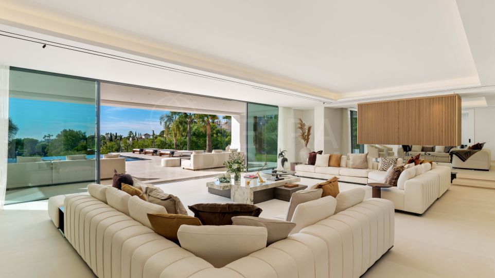 Villa avec vue imprenable et technologie de pointe à vendre à La Quinta, Benahavis