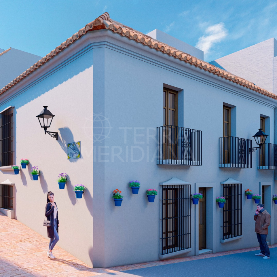 Brand New Contemporary 3-Bed Andalusian Townhouse For Sale in Estepona Old Town