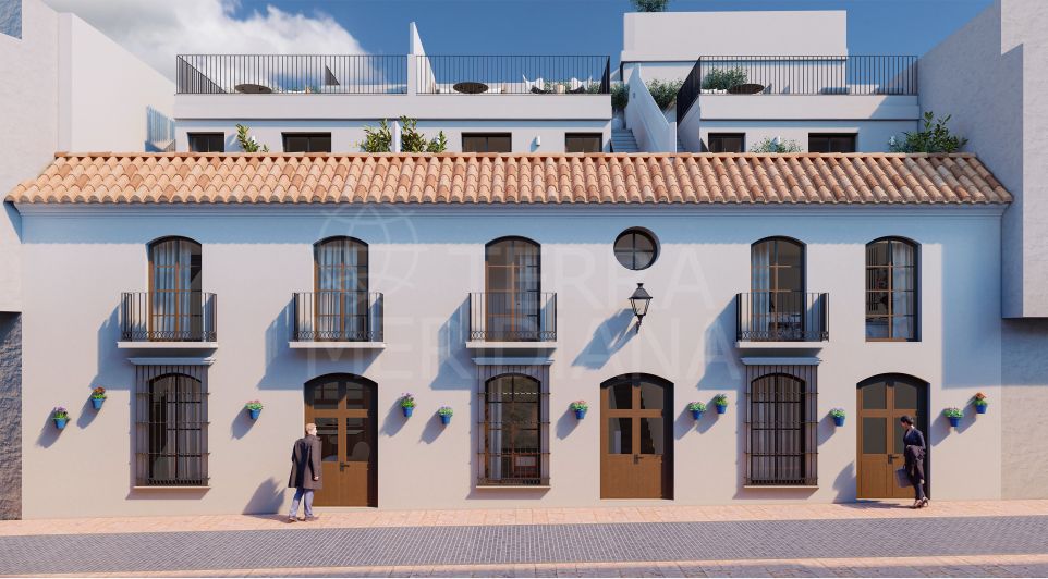 Maison de ville andalouse moderne de 3 chambres avec patio et terrasses spacieuses