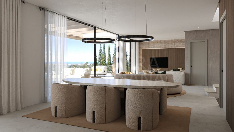 Vivre moderne exclusif : superbe villa à vendre dans les villas de luxe Ocyan, New Golden Mile, Estepona