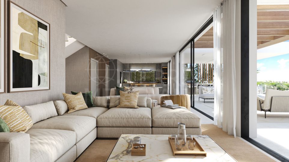 Vivre moderne exclusif : superbe villa à vendre dans les villas de luxe Ocyan, New Golden Mile, Estepona