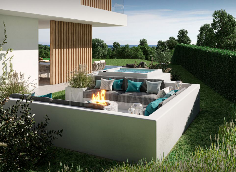 Élégance contemporaine : Luxueuse nouvelle villa à vendre sur la Nouvelle Mille d'Or, Estepona Est