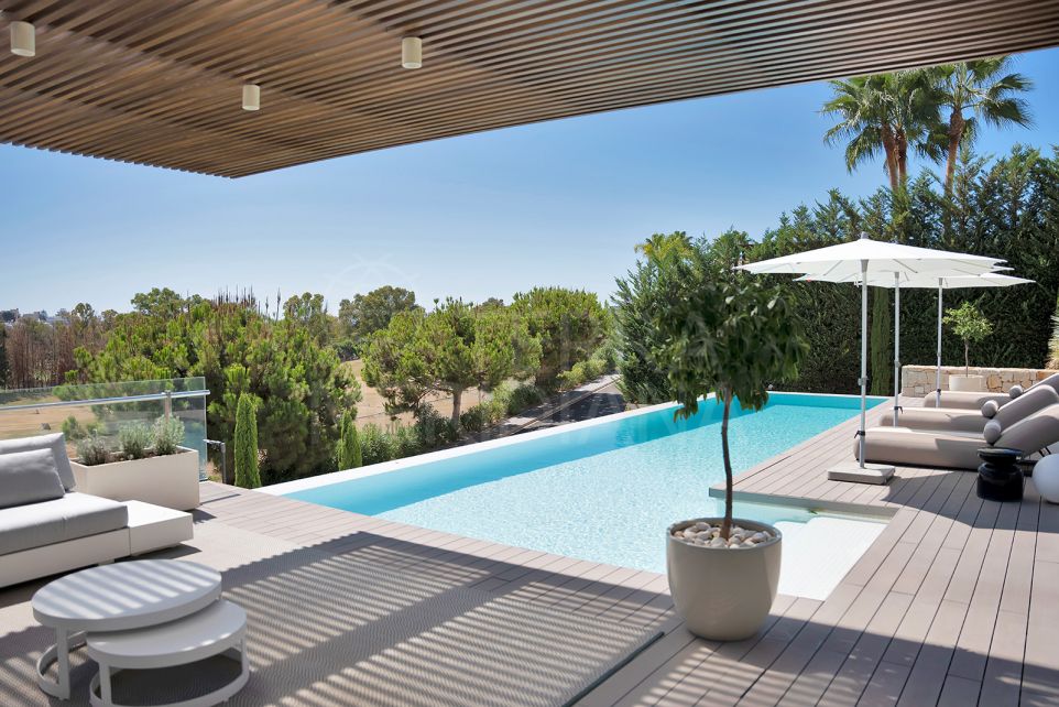Exclusive Contemporary Villa in Private Community with Stunning Golf Views.