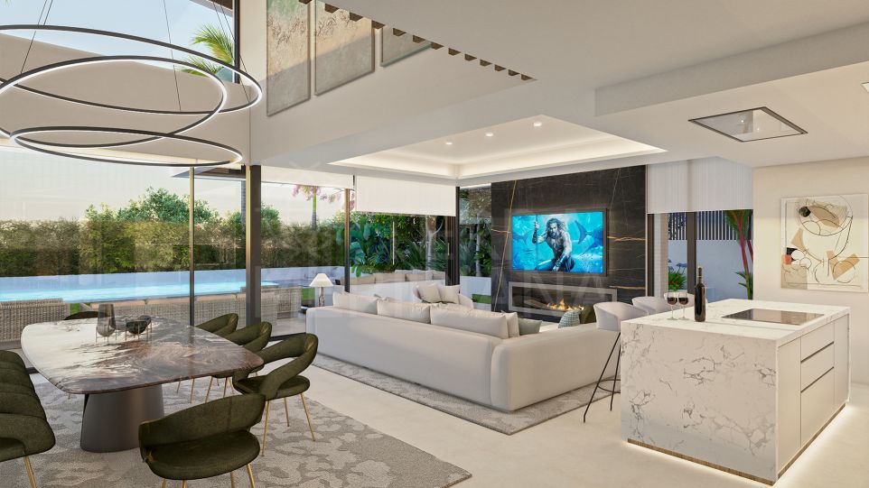 Villa de style contemporain Seven Diamonds Sur Plan de 4 chambres à vendre sur le New Golden Mile d'Estepona