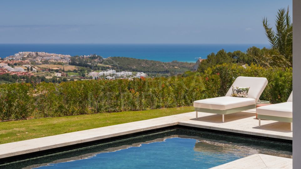 Nouvel appartement au rez-de-chaussée avec vue sur la mer et piscine privée à vendre à Finca Cortesin, Casares