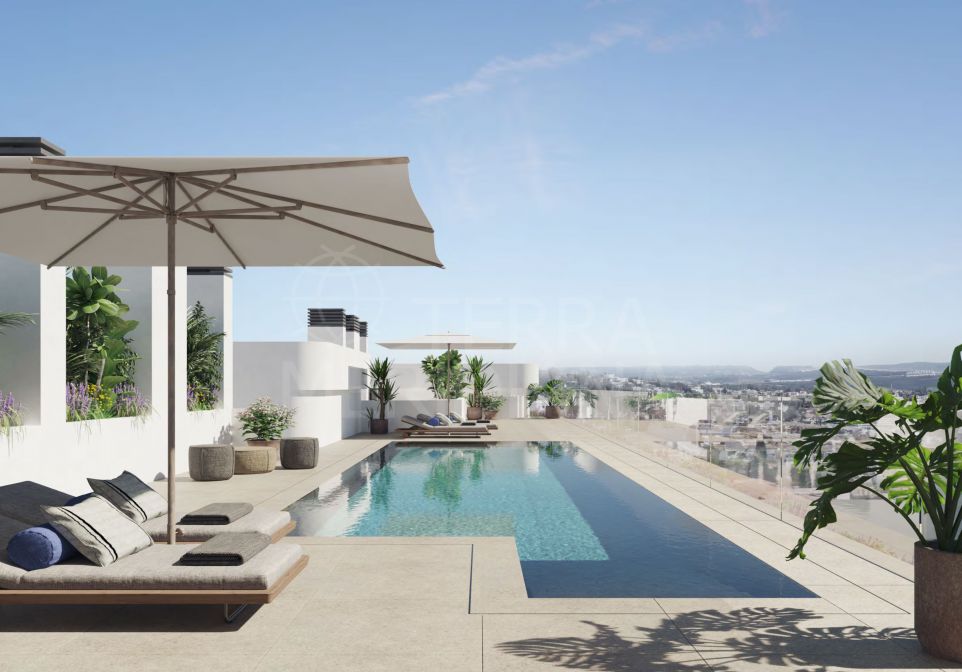 Brand new modern style 1 bedroom apartment for sale in Estepona center