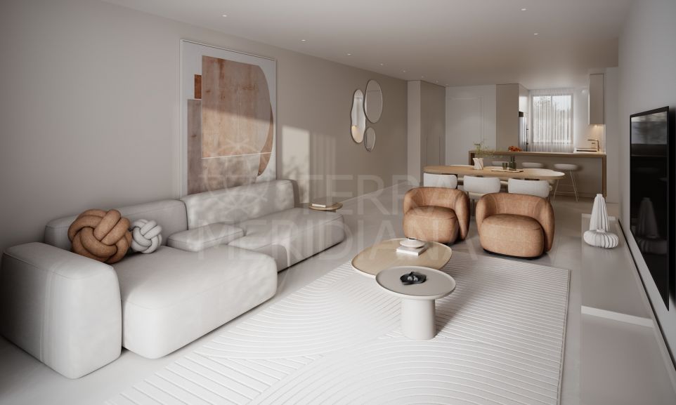 Fabuleux appartement au rez-de-chaussée dans un tout nouveau développement sur le nouveau Golden Mile d'Estepona