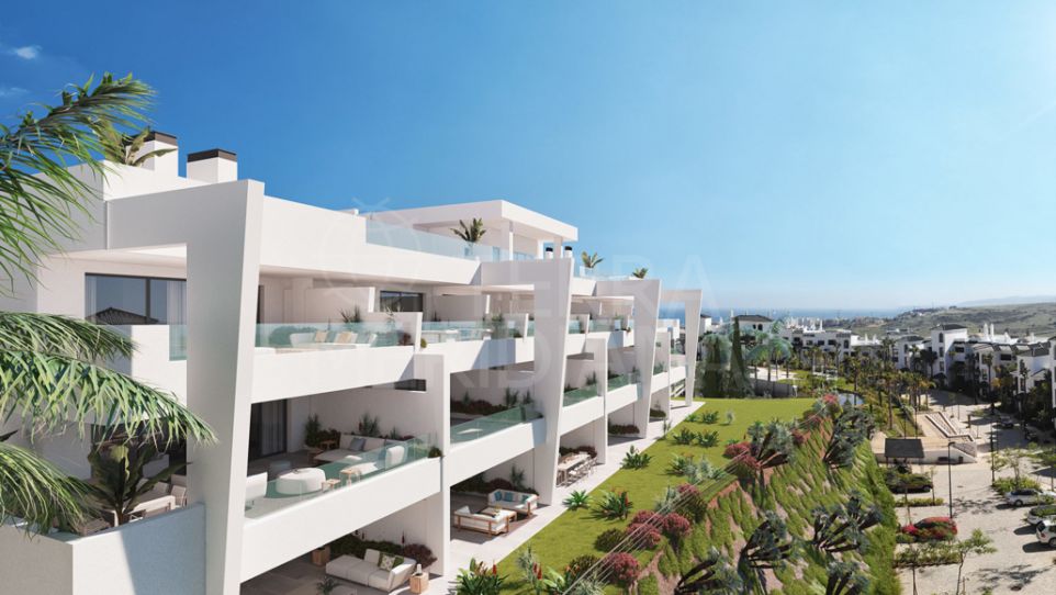 Penthouse appartement à vendre à Mirador de Estepona Hills, avec vue sur la mer