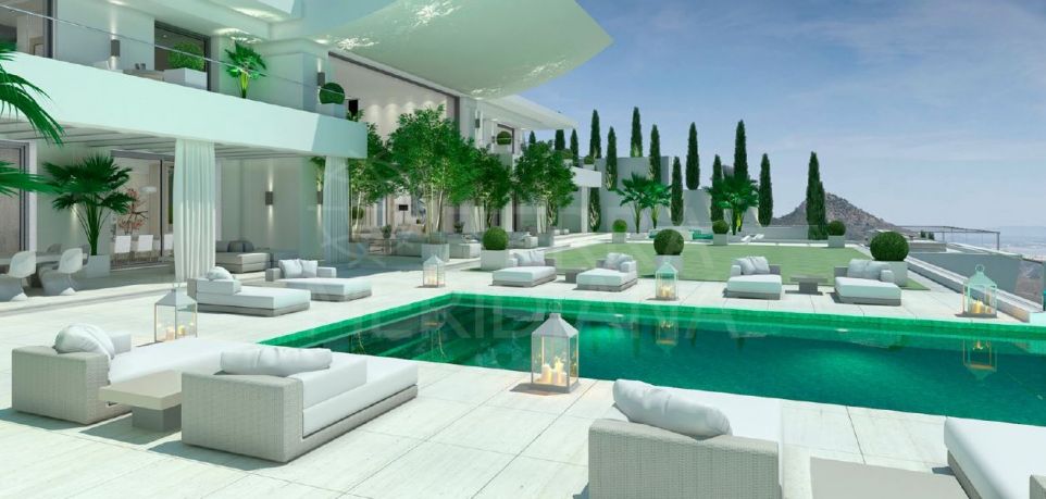 Terrain avec vue sur mer incluant projet, la Zagaleta, Benahavís