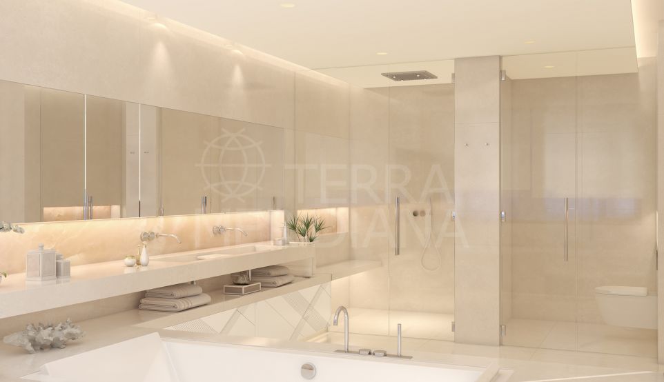 New villa with sauna and gym for sale in the heart of the iconic Marbella Golden Mile