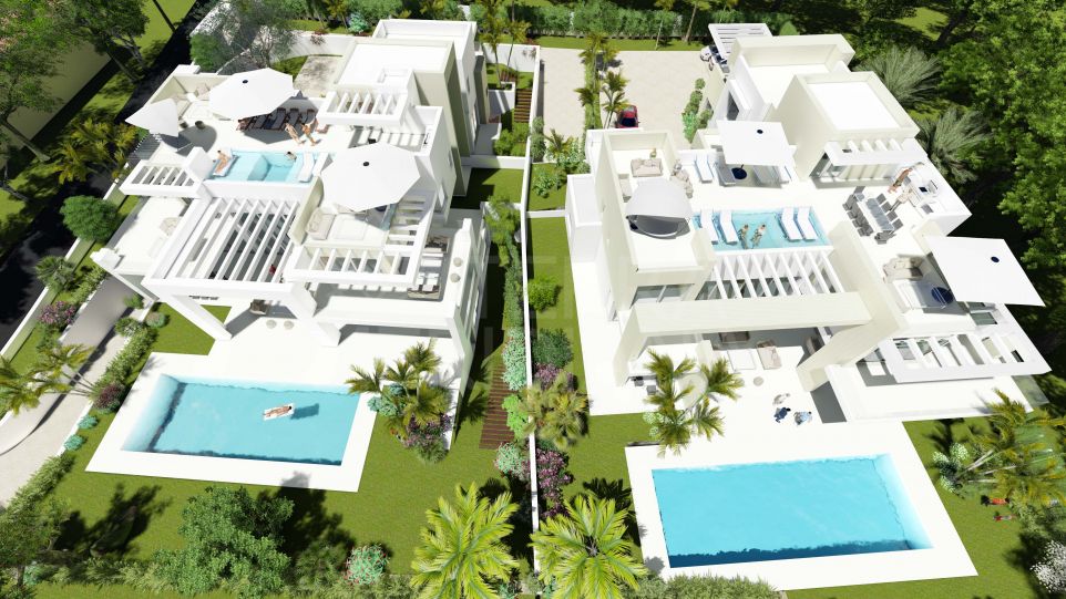 New villa with sauna and gym for sale in the heart of the iconic Marbella Golden Mile