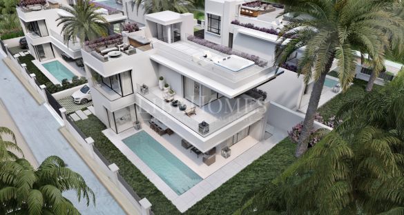 					New modern luxury villas in Rio Verde Playa, Marbella Golden Mile	