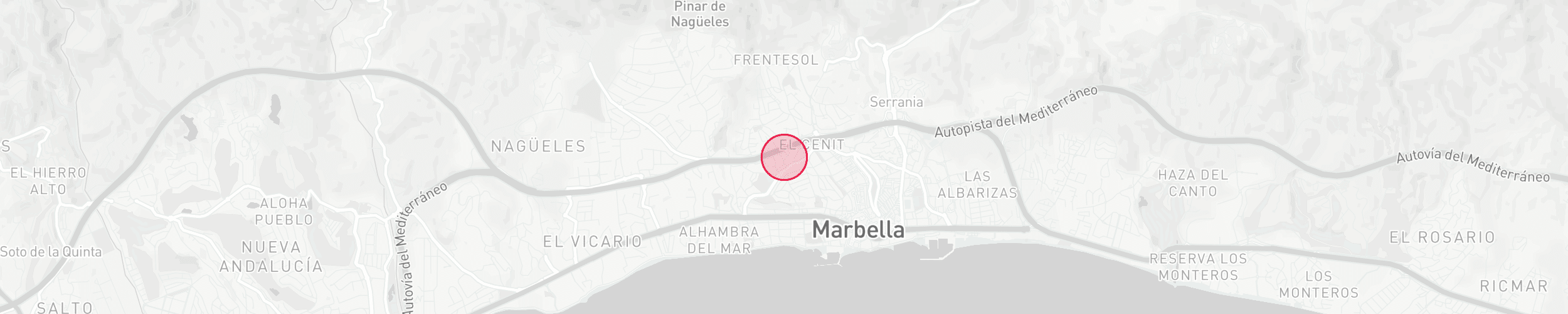 Karte mit Immobilienstandort - El Mirador, Marbella