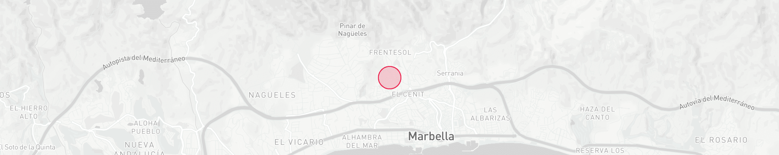 Localización de la propiedad - Las Cancelas, Marbella ciudad