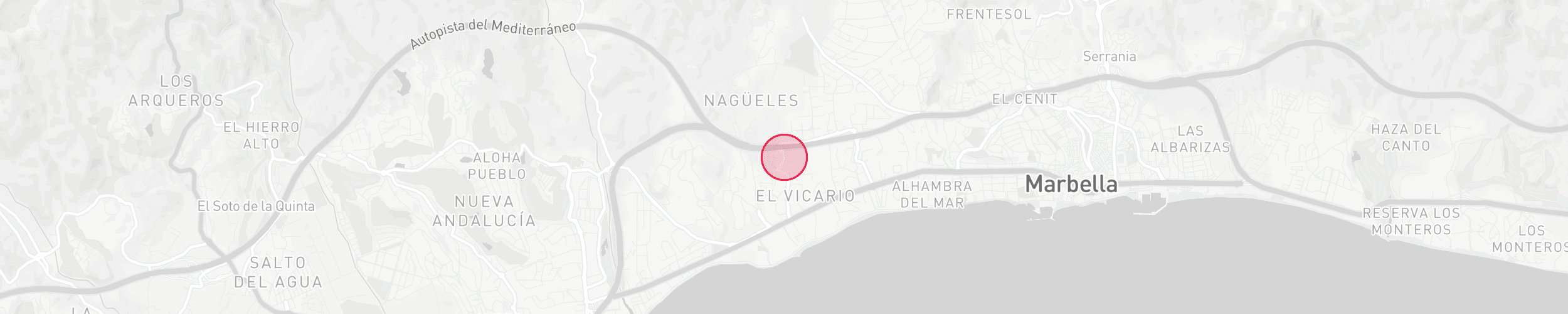 Carte de localisation de la propriété - Monte Marbella Club, Marbella Golden Mile