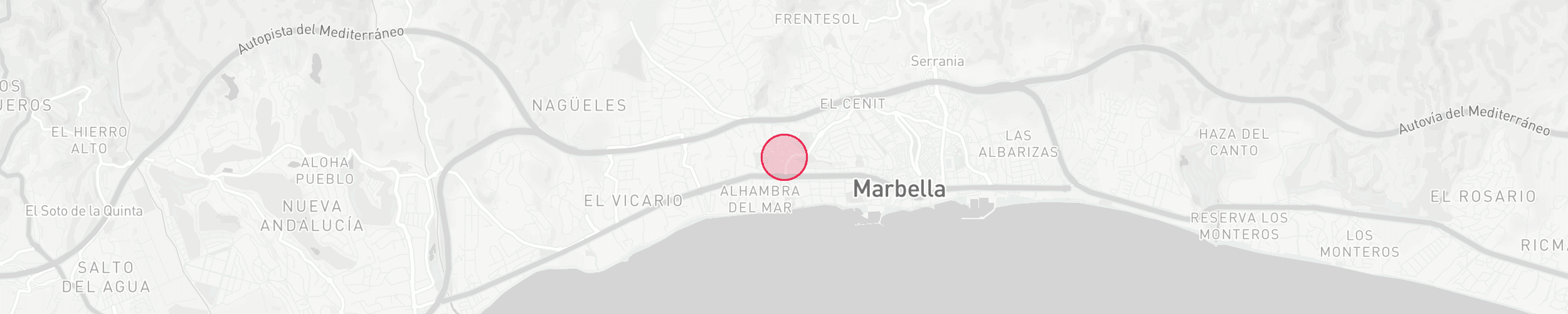 Carte de localisation de la propriété - La Merced, Marbella