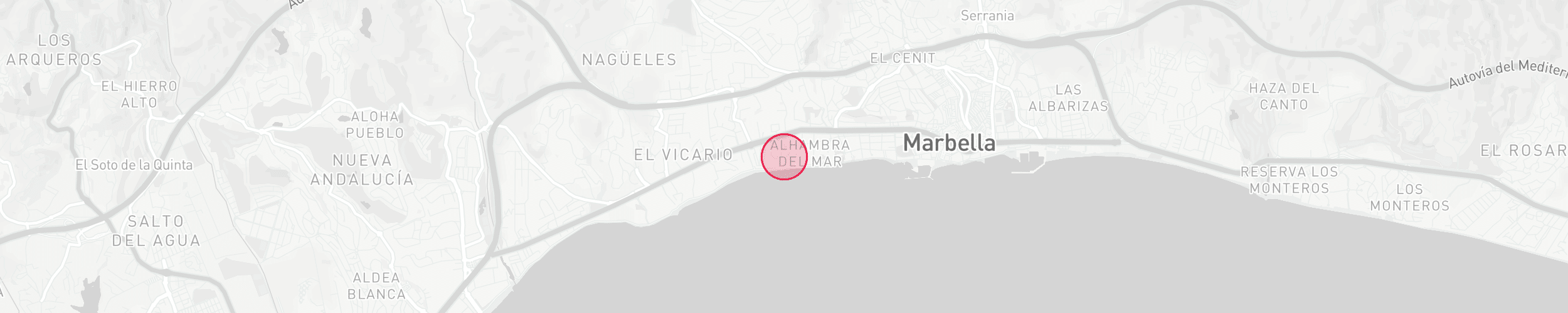 Property Location Map - Casablanca, Marbella Golden Mile